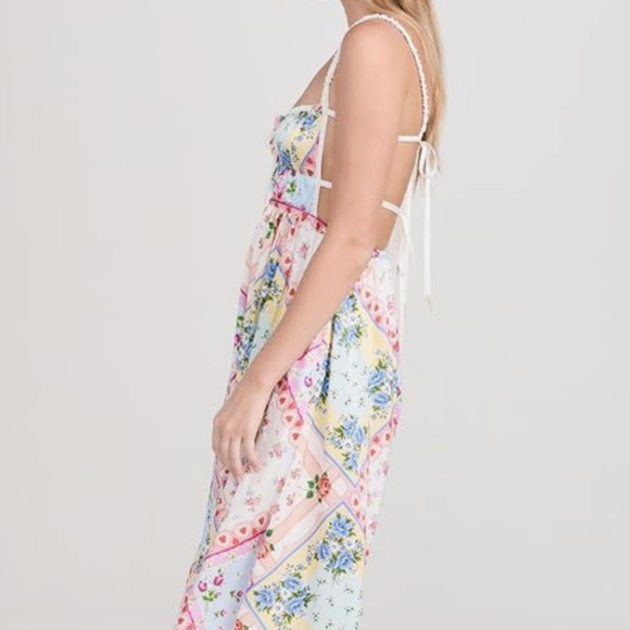 For Love & Lemons Women's Cassandra Midi Dress - Picture 2 of 3